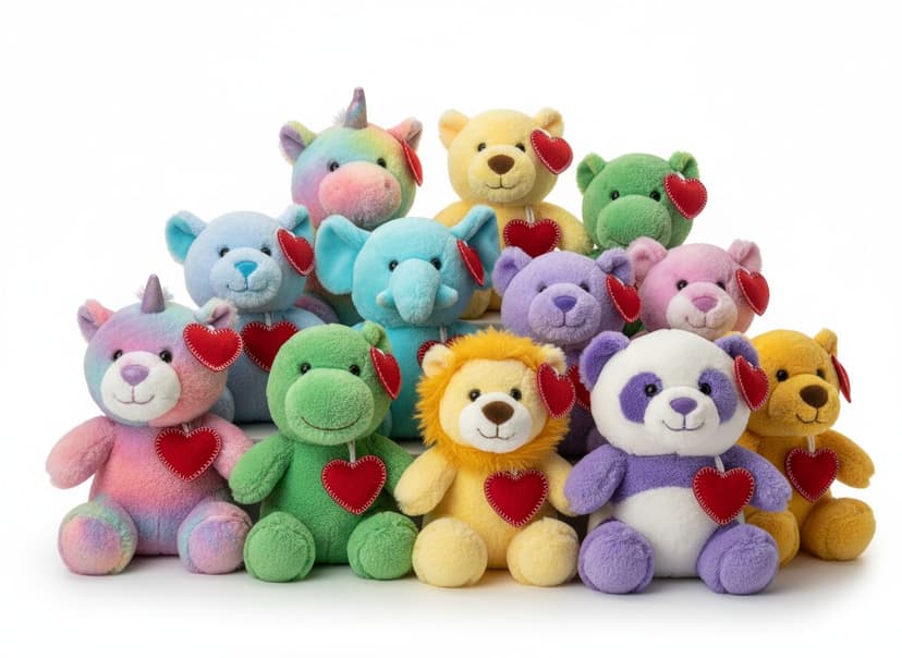 Collection of Beanie Baby plush toys